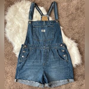 Levi’s Women’s Vintage Shortalls - Color Medium Indigo - Size Large